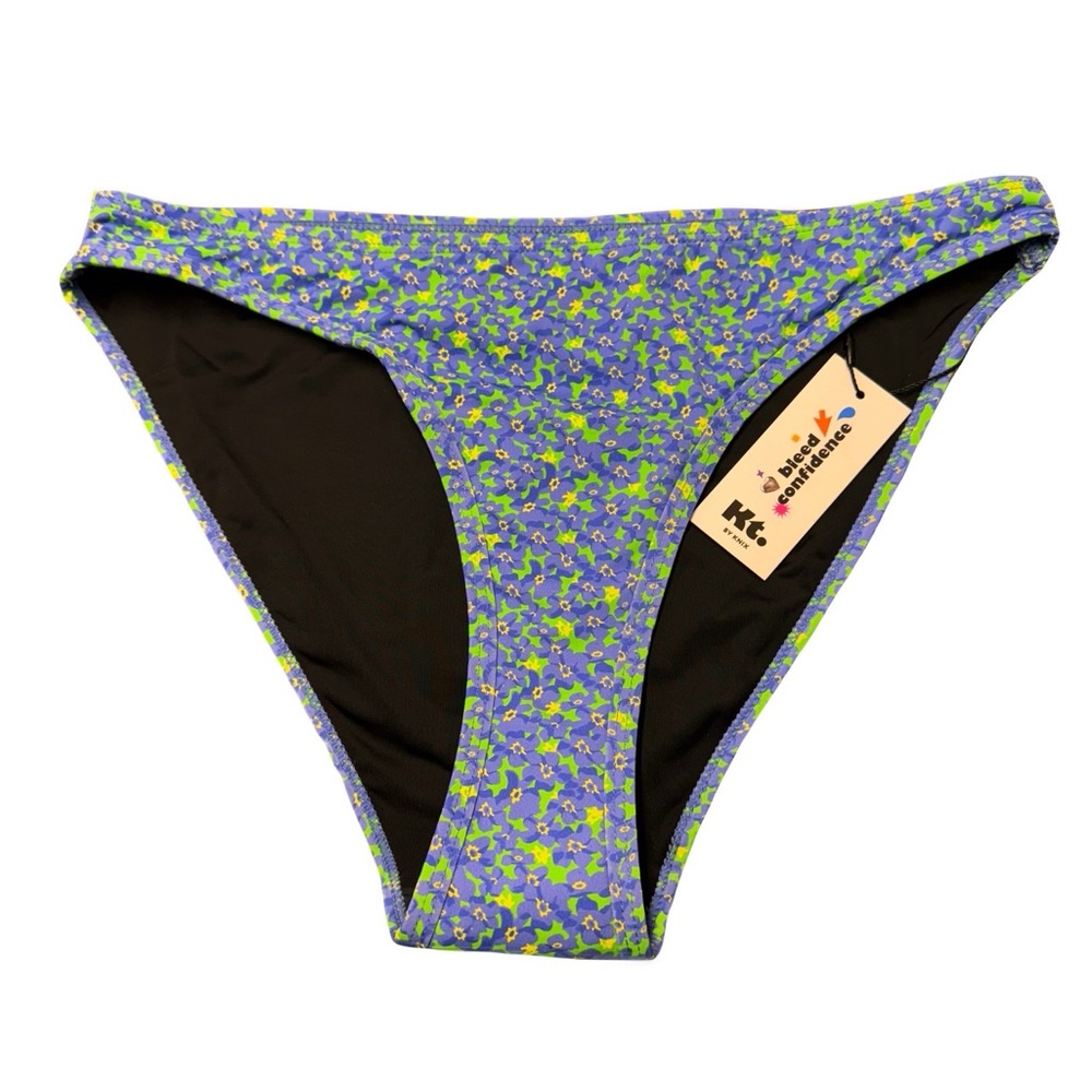 KT. BY KNIX BIKINI BOTTOM NEON FLORAL NWT